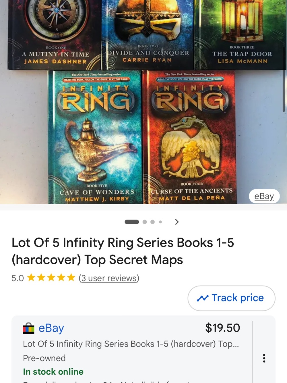 Infinity Ring Book Set - Multicolor Covers - Picture 2 of 2